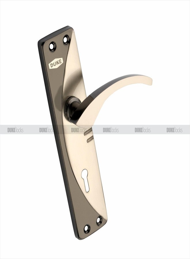 Duke Mortice Door Handle Set with Lock Body | 3 Keys| Double Turn Lock| MH-605 BS KY| 25-40mm, Weather-Proof, Multiple Finishes, Easy Installation - Image 4